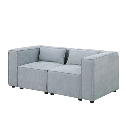 Chenille Fabric Sofa with Legs