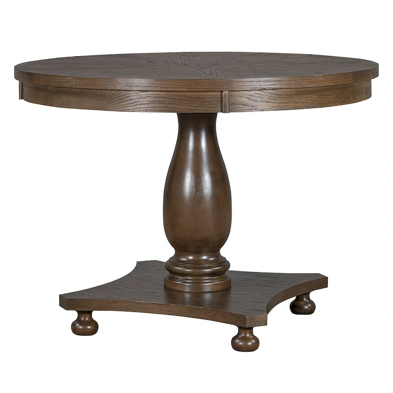 Lak Retro 5-Piece Dining Sets with Upholstered Chairs by GDFStudio