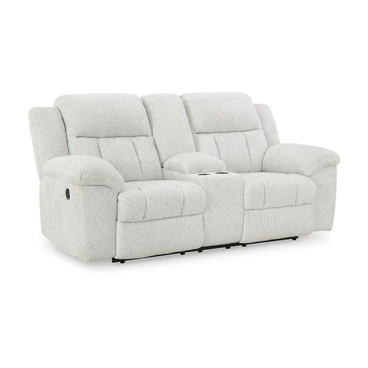 Signature Design by Ashley Frohn Double Reclining Loveseat with Console - 80W x 40D x 42H