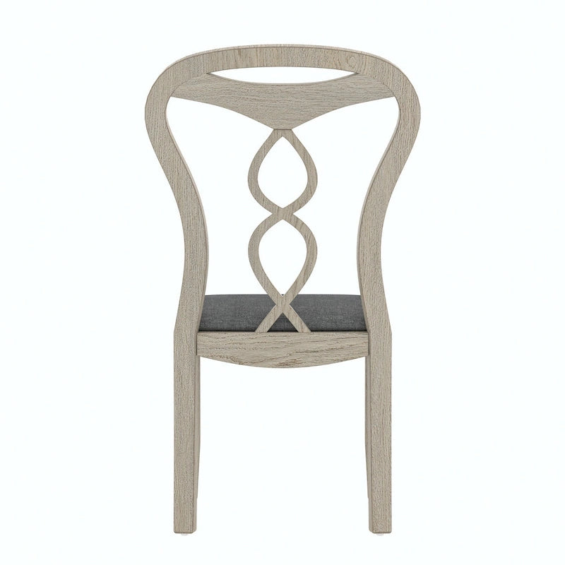 VECELO Solid Wood Dining Chairs Set of 2/4/6, Kitchen Side Chair