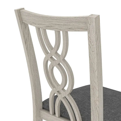 VECELO Solid Wood Dining Chairs Set of 2/4/6, Kitchen Side Chair