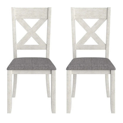 VECELO Solid Wood Dining Chairs Set of 2/4/6, Kitchen Side Chair