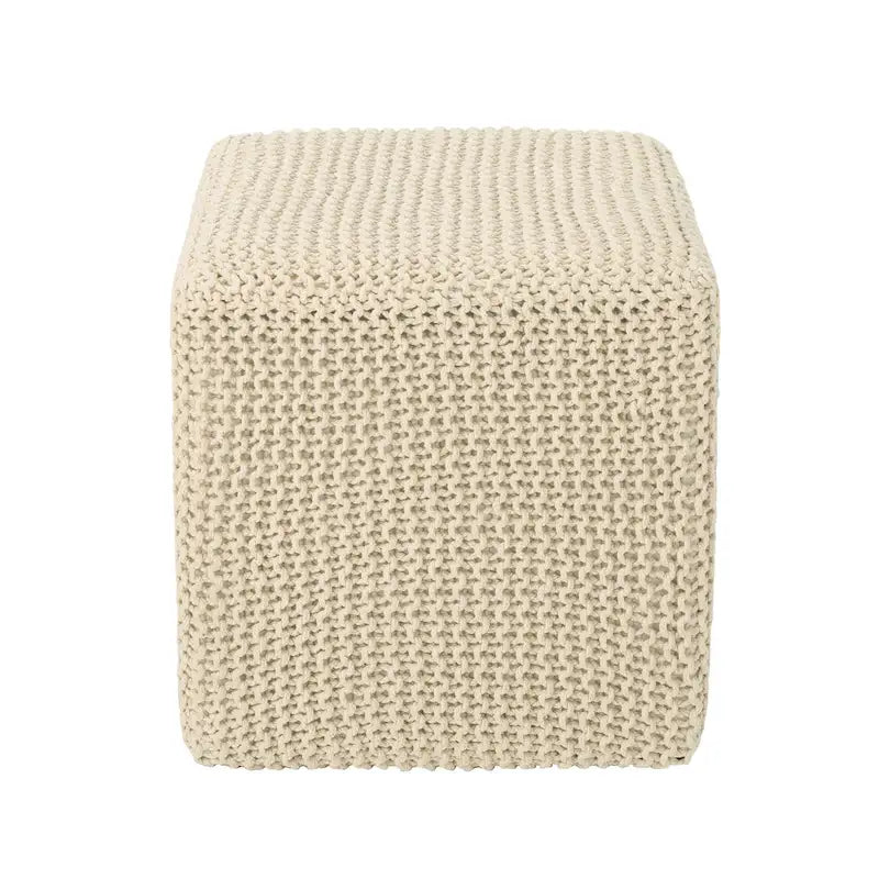 Tessie Knitted Foot Stool by Christopher Knight Home