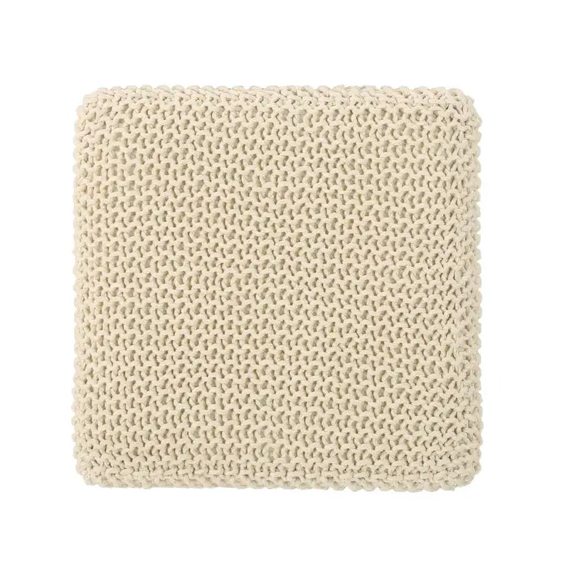 Tessie Knitted Foot Stool by Christopher Knight Home
