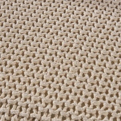 Tessie Knitted Foot Stool by Christopher Knight Home