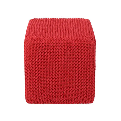 Tessie Knitted Foot Stool by Christopher Knight Home