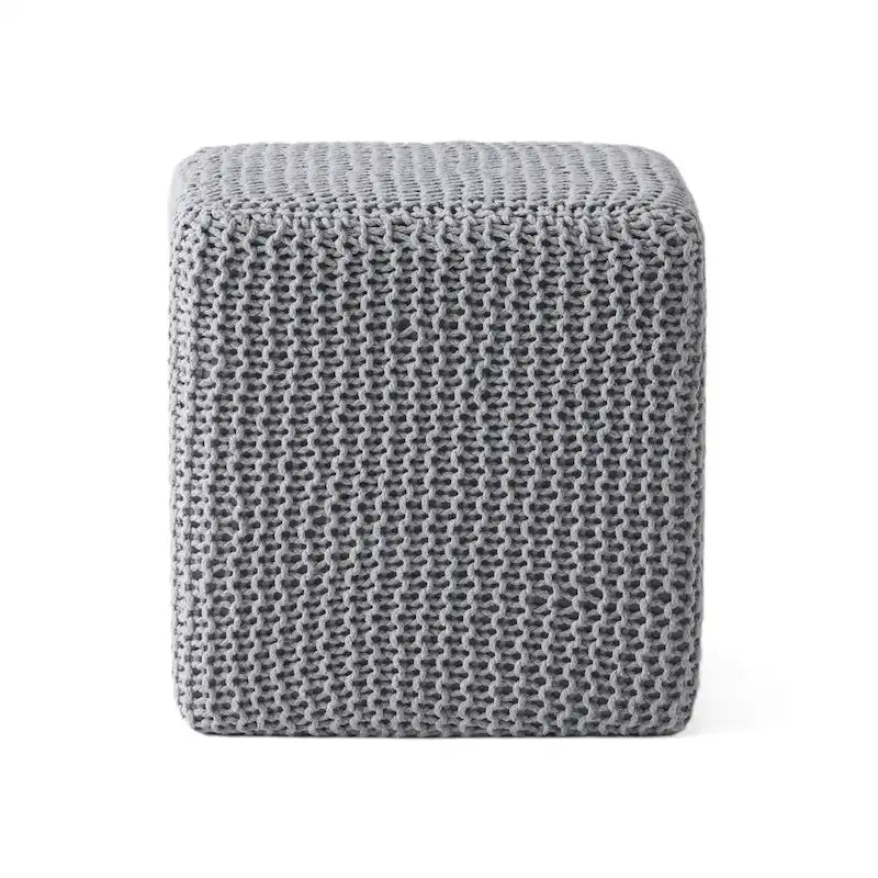 Tessie Knitted Foot Stool by Christopher Knight Home