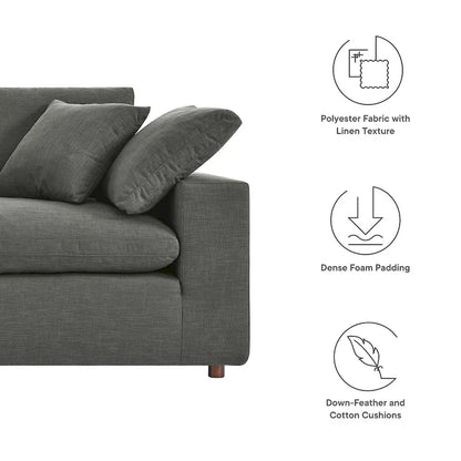 Commix Down Filled Overstuffed Loveseat - N/A
