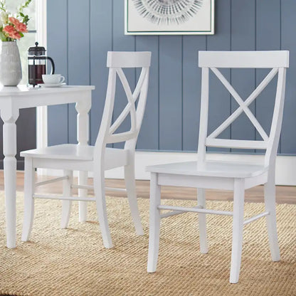 Simple Living 7-piece Albury Cross Back Dining Set