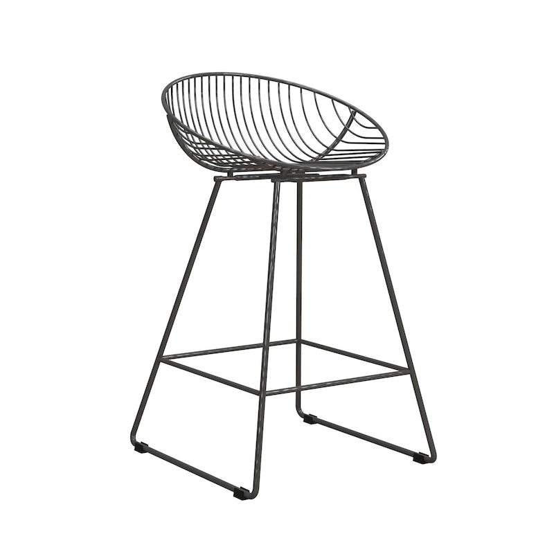 CosmoLiving by Cosmopolitan Ellis 24 Metal Counter Height Bar Stool