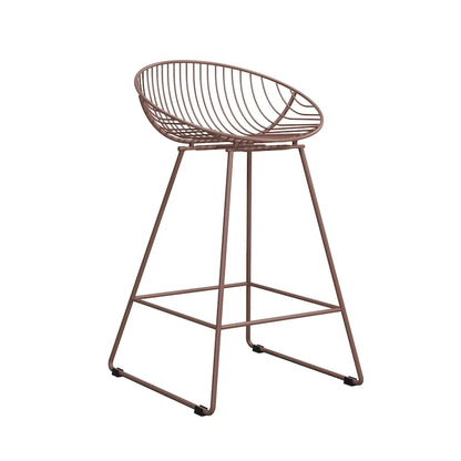 CosmoLiving by Cosmopolitan Ellis 24 Metal Counter Height Bar Stool