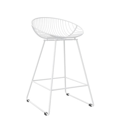 CosmoLiving by Cosmopolitan Ellis 24 Metal Counter Height Bar Stool