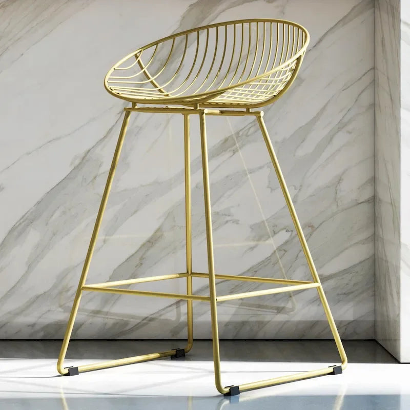 CosmoLiving by Cosmopolitan Ellis 24 Metal Counter Height Bar Stool