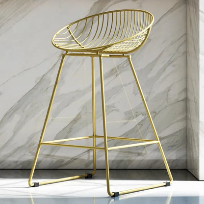 CosmoLiving by Cosmopolitan Ellis 24 Metal Counter Height Bar Stool