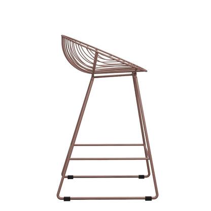 CosmoLiving by Cosmopolitan Ellis 24 Metal Counter Height Bar Stool