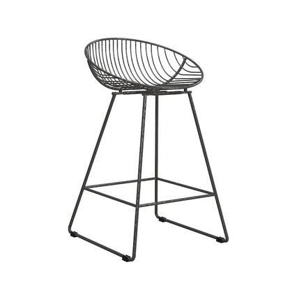 CosmoLiving by Cosmopolitan Ellis 24 Metal Counter Height Bar Stool