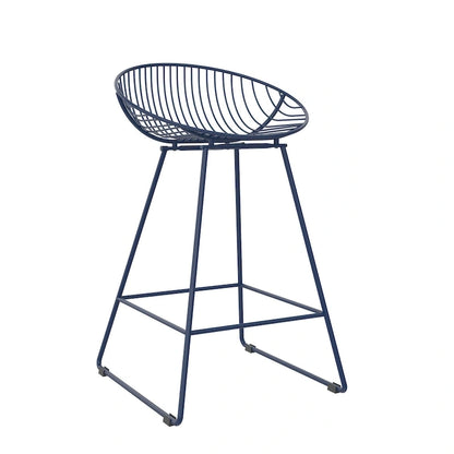 CosmoLiving by Cosmopolitan Ellis 24 Metal Counter Height Bar Stool