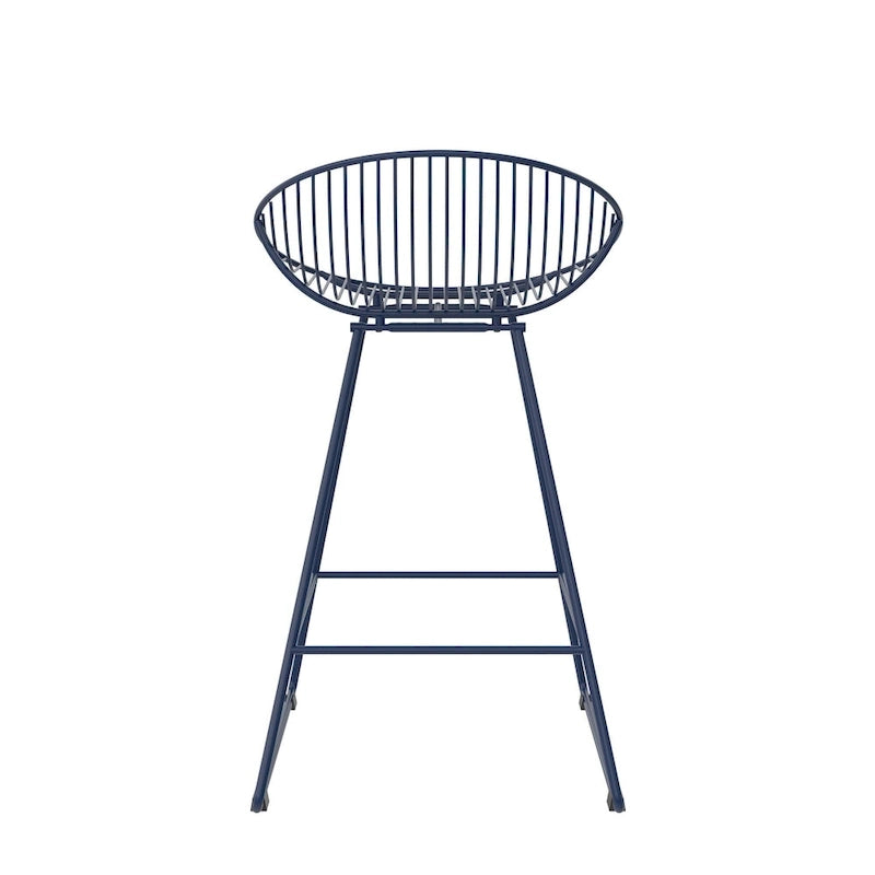 CosmoLiving by Cosmopolitan Ellis 24 Metal Counter Height Bar Stool