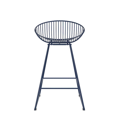 CosmoLiving by Cosmopolitan Ellis 24 Metal Counter Height Bar Stool