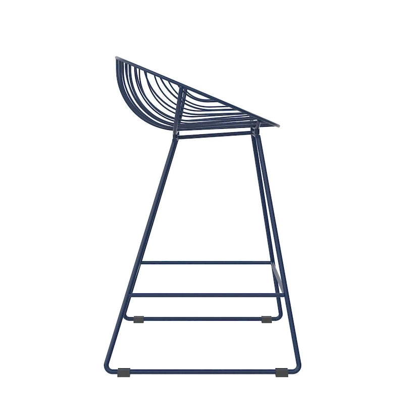 CosmoLiving by Cosmopolitan Ellis 24 Metal Counter Height Bar Stool