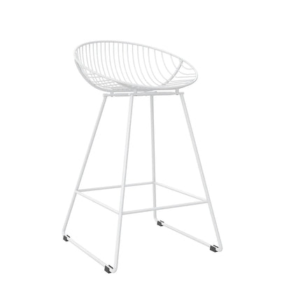 CosmoLiving by Cosmopolitan Ellis 24 Metal Counter Height Bar Stool