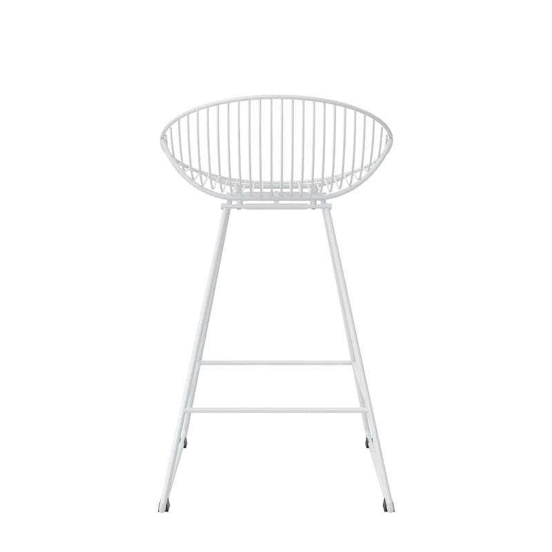 CosmoLiving by Cosmopolitan Ellis 24 Metal Counter Height Bar Stool