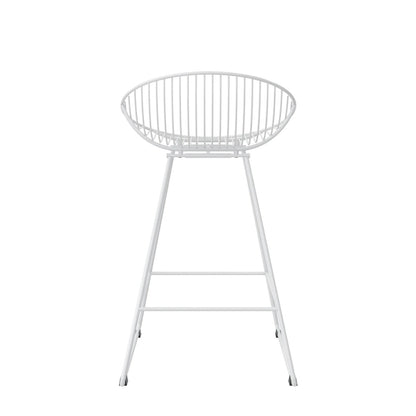 CosmoLiving by Cosmopolitan Ellis 24 Metal Counter Height Bar Stool