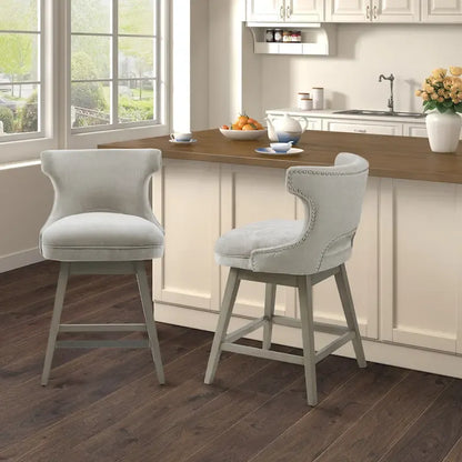 Madison Park Janet 360 degree Swivel Counter Stool