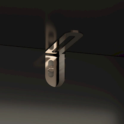 White Lacquer Dresser 6 Drawer Dresser with Metal Handle and Legs