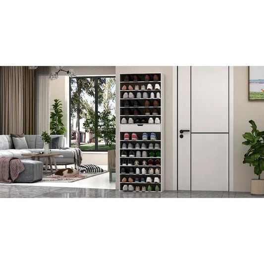 Timechee Shoe Rack Multi Layer Shelf Entrance Storage Shoe Cabinet