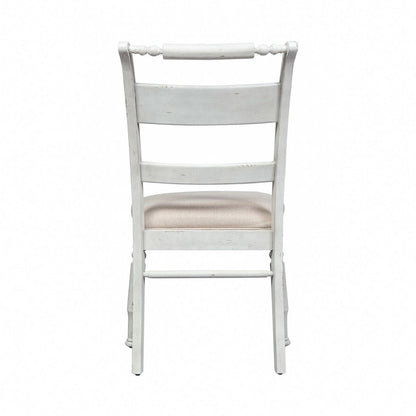 Whitney Antique Linen Slat Back Side Chair (Set of 2)