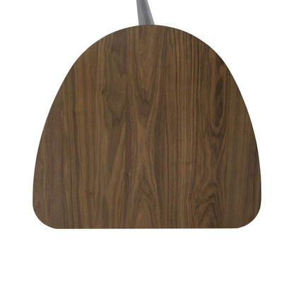 Space Savers Satin Walnut Triangle Table