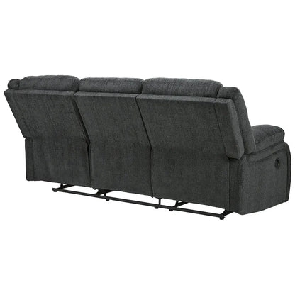 Draycoll Contemporary Reclining Sofa, Slate