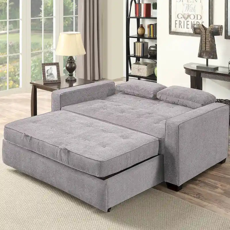 Serta Morrison Full Convertible Loveseat