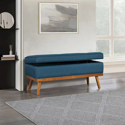 Carson Carrington Sastamala Mid-century Storage Bench