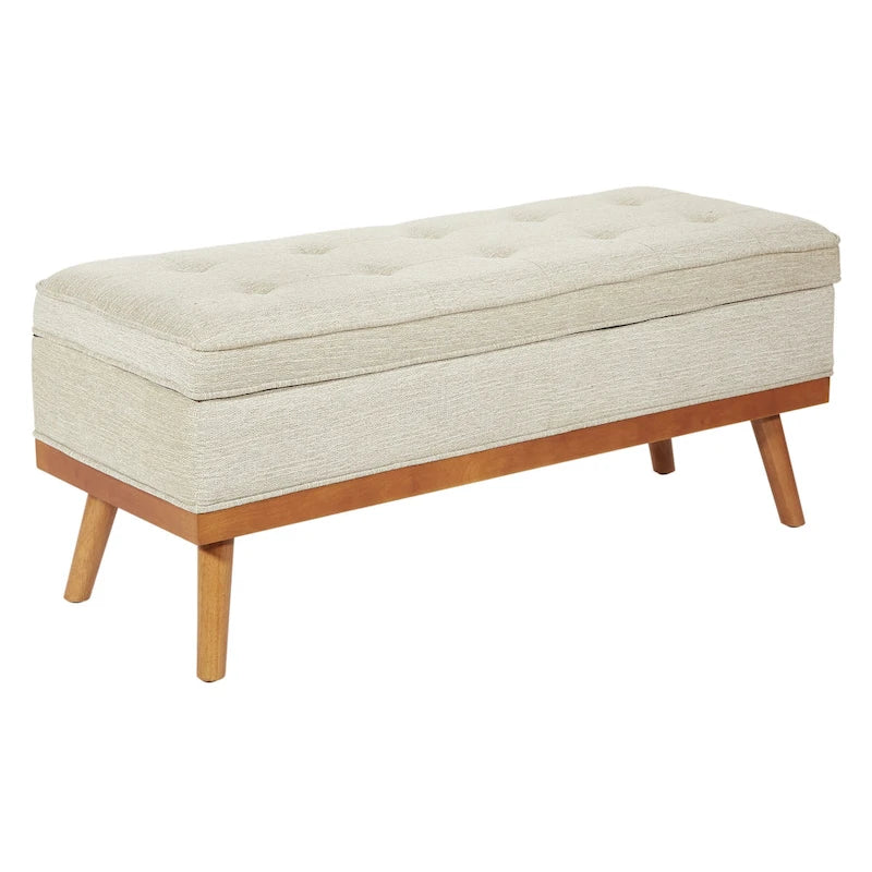 Carson Carrington Sastamala Mid-century Storage Bench