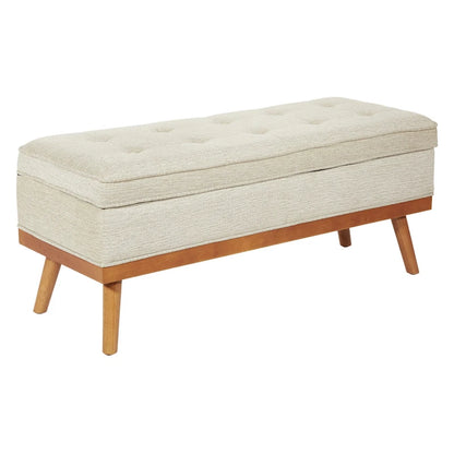 Carson Carrington Sastamala Mid-century Storage Bench