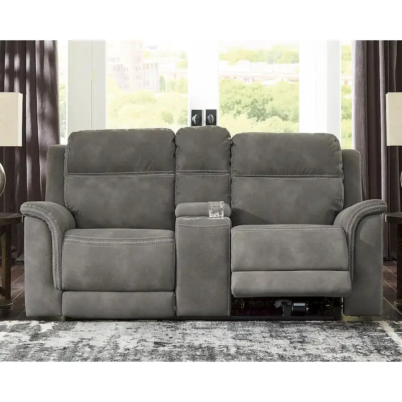 Signature Design by Ashley Next-Gen DuraPella Power Reclining Loveseat with Console
