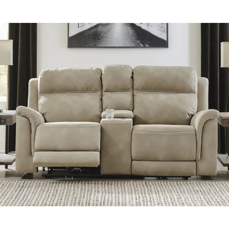 Signature Design by Ashley Next-Gen DuraPella Power Reclining Loveseat with Console