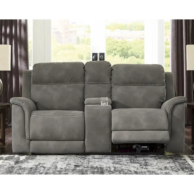 Signature Design by Ashley Next-Gen DuraPella Power Reclining Loveseat with Console