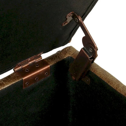 HomePop Storage Bench with Nail head Trim