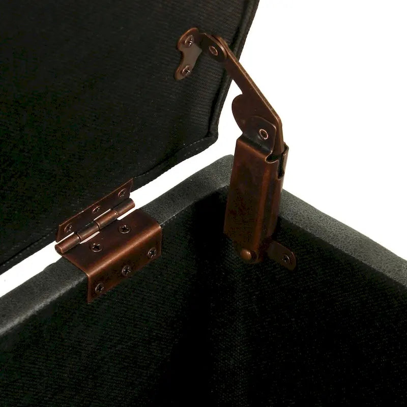 HomePop Storage Bench with Nail head Trim