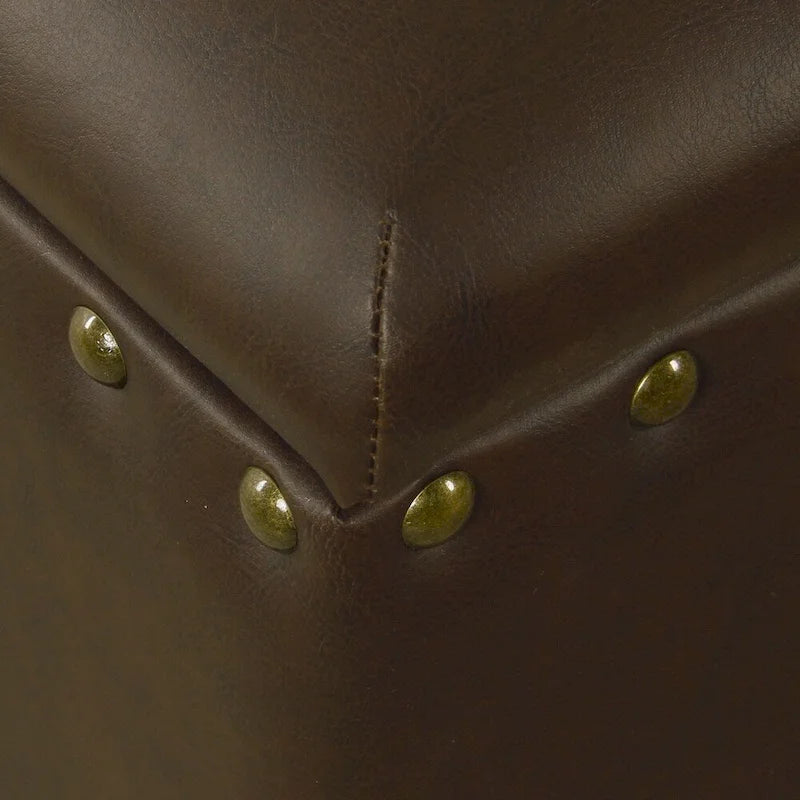 HomePop Storage Bench with Nail head Trim