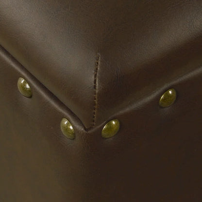 HomePop Storage Bench with Nail head Trim