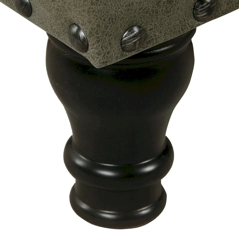 HomePop Storage Bench with Nail head Trim