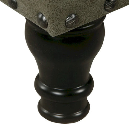 HomePop Storage Bench with Nail head Trim