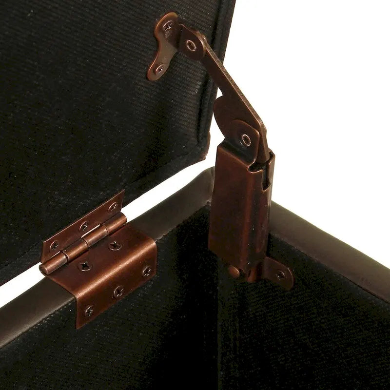 HomePop Storage Bench with Nail head Trim