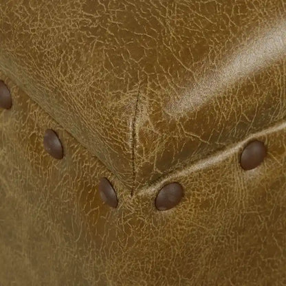 HomePop Storage Bench with Nail head Trim