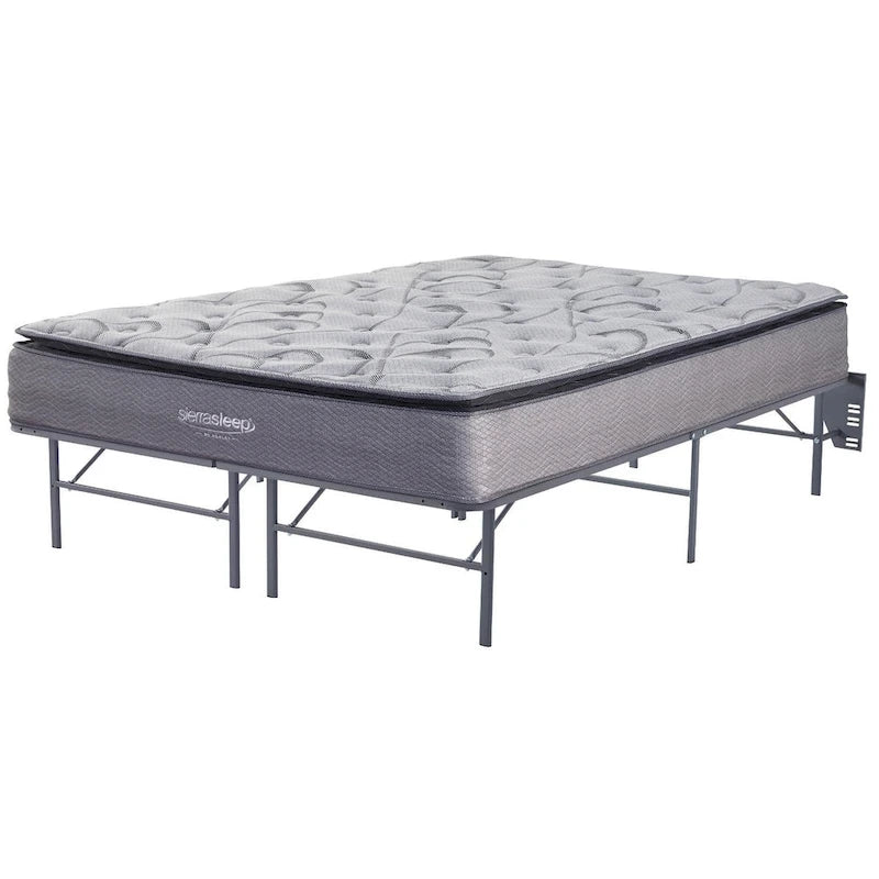 Better than a Boxspring Gray Queen Riser