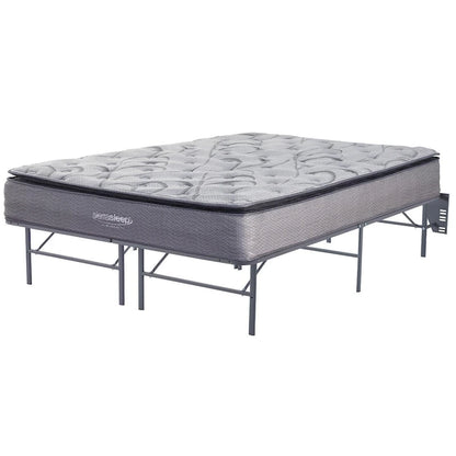 Better than a Boxspring Gray Queen Riser